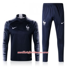 France Ensemble Sweat d'entrainement 2018 Bleu